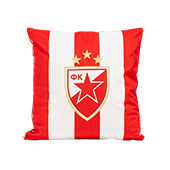 Pillow Red Star 45x45cm - vertical stripes