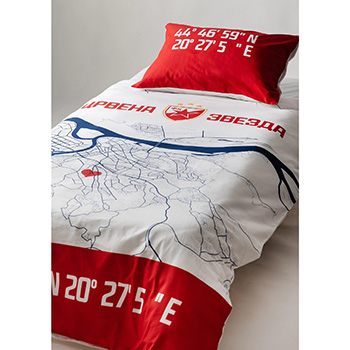 Red Star bed linen - city map-2