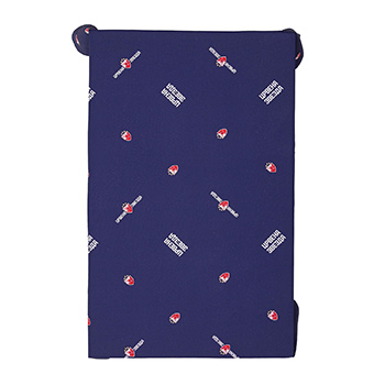 Tablecloth Red Star - navy blue