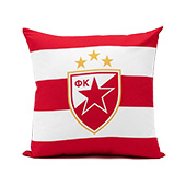 Jastuk Crvena zvezda 45x45cm - pruge