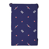 Tablecloth Red Star - navy blue