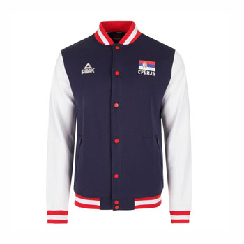 Peak Serbia national basketball team college jacket 2024/25