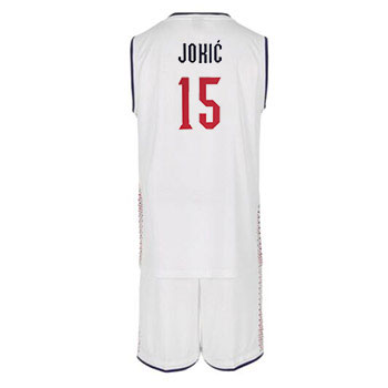 Peak Serbia national basketball team set for 2024/2025 and for Olympics with print - white-1