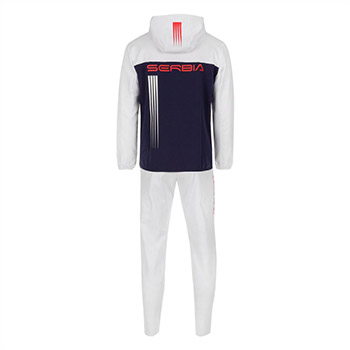 Peak Serbia olympic commitee tracksuit for OG in Paris - white/navy-1