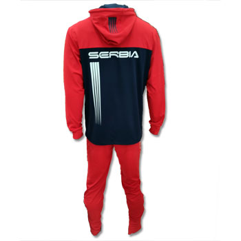 Peak Serbia olympic commitee tracksuit for OG in Paris - red-2