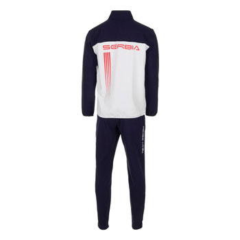 Womens Peak Serbia olympic commitee tracksuit for OG in Paris - teget/bela-1