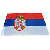 Flag of Serbia - polyester 40x26cm