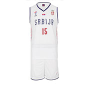 Peak Serbia national basketball team set for 2024/2025 and for Olympics with print - white