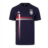 Official Peak Serbia olympic commitee Tshirt for OG in Paris - navy