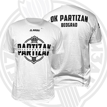 OKP ženska bela majica OK Partizan 2502