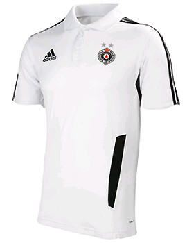 Adidas polo majica FK Partizan - bela